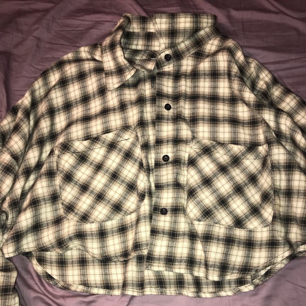 Cropped flannel